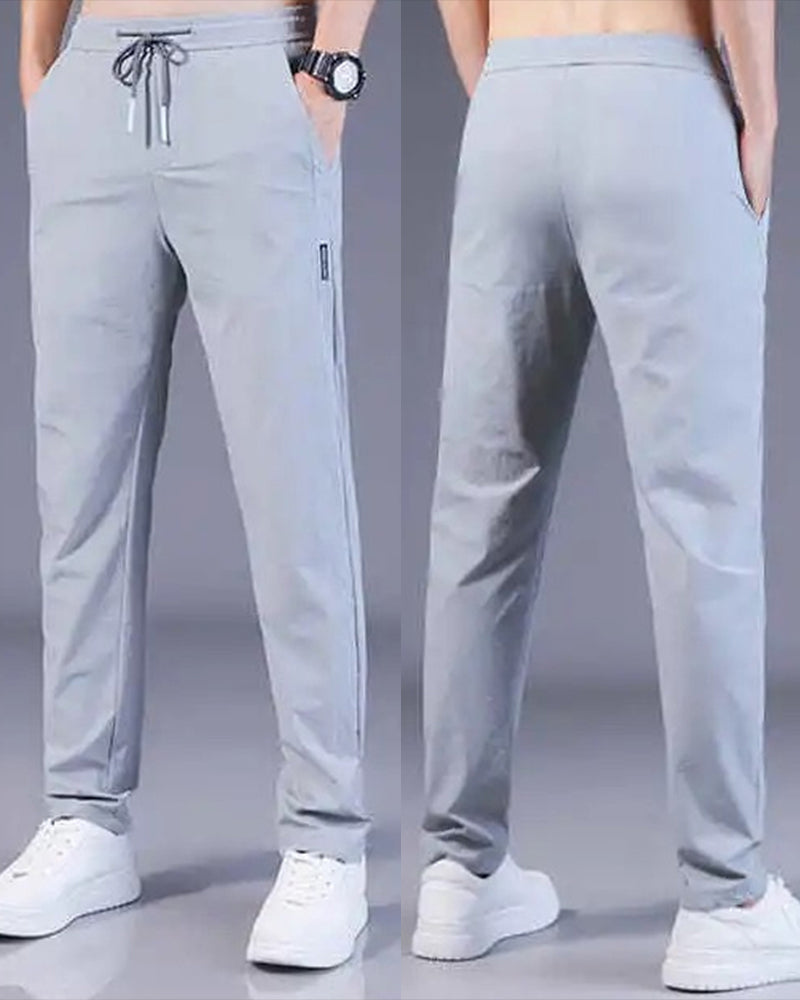 Luxe Men's Trousers | High-Quality Cotton, Quick-Drying Chinos 8