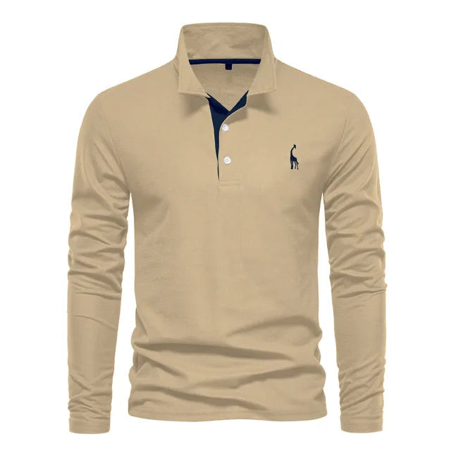 Lyle Men's Long Sleeve Polo | Soft, Casual Style 7