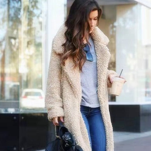 Madelon Women's Teddy Coat | Faux Fur, Hidden Pockets, Stylish Winter Warmth 0