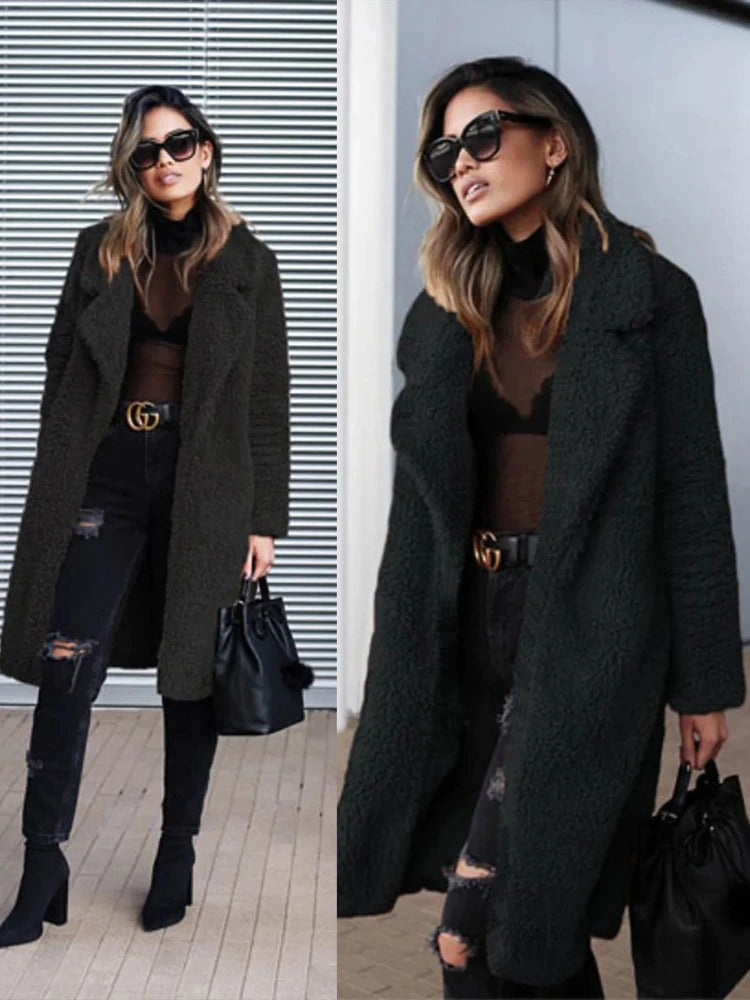 Madelon Women's Teddy Coat | Faux Fur, Hidden Pockets, Stylish Winter Warmth 3