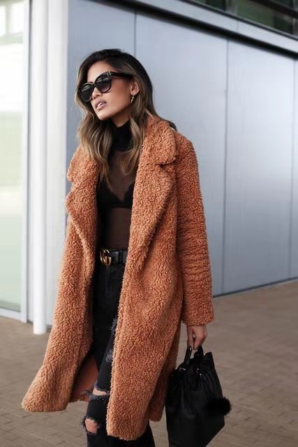 Madelon Women's Teddy Coat | Faux Fur, Hidden Pockets, Stylish Winter Warmth 9