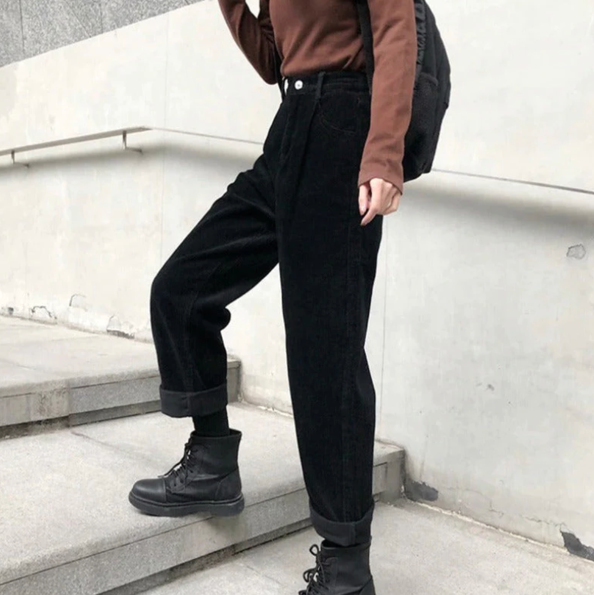 Mali Women's Trousers | Soft Corduroy, Casual Style 1