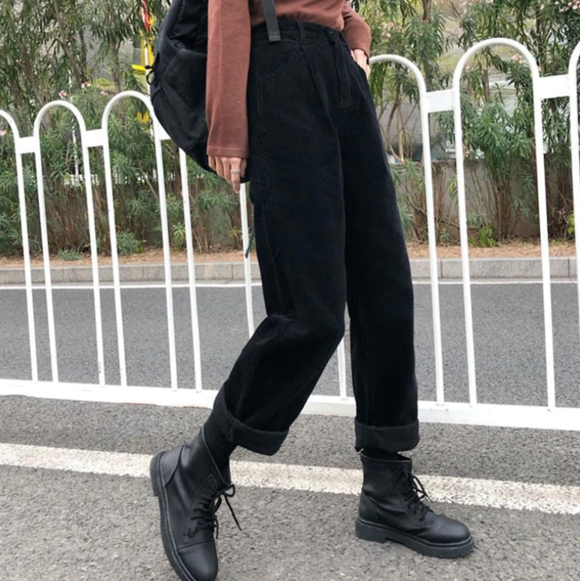 Mali Women's Trousers | Soft Corduroy, Casual Style 2