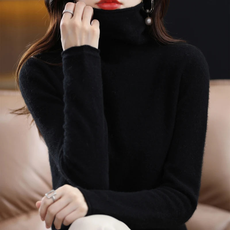 Mandi Women's Cashmere Sweater | Luxurious Cashmere Blend, Classic Fit 2