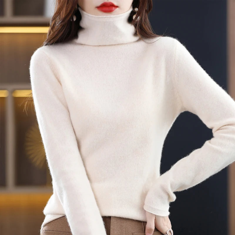 Mandi Women's Cashmere Sweater | Luxurious Cashmere Blend, Classic Fit 3