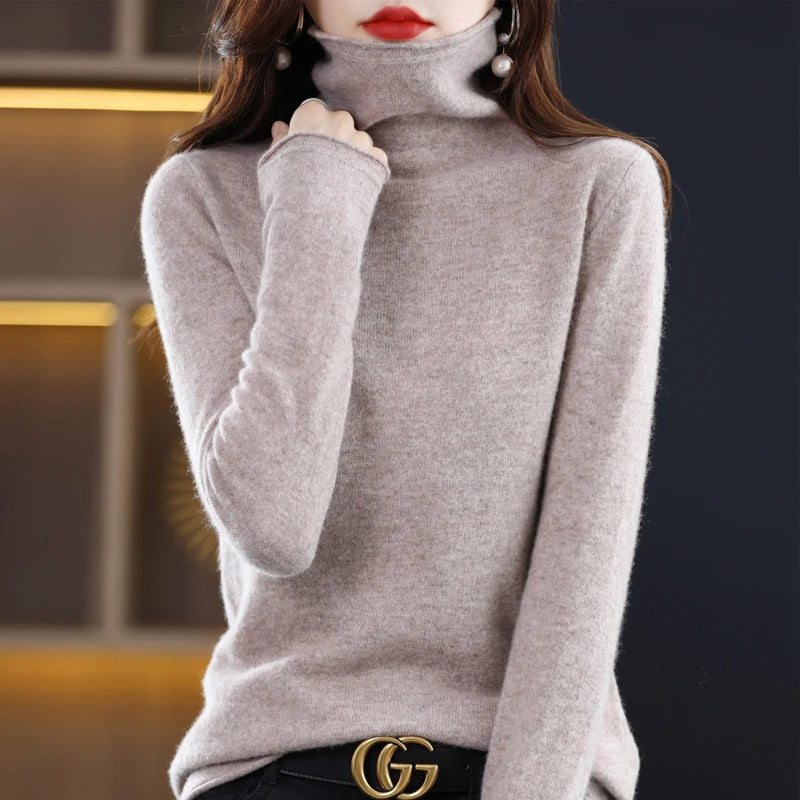 Mandi Women's Cashmere Sweater | Luxurious Cashmere Blend, Classic Fit 7