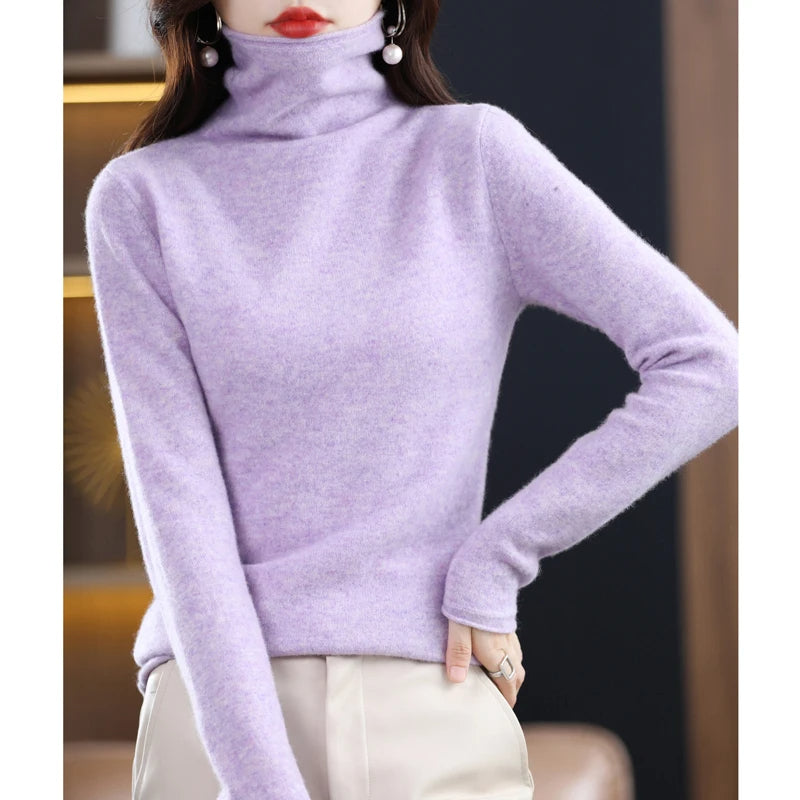 Mandi Women's Cashmere Sweater | Luxurious Cashmere Blend, Classic Fit 8
