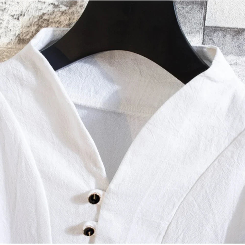 Maverick Men's Linen Set | Breathable Fabric, Chic Comfort 5