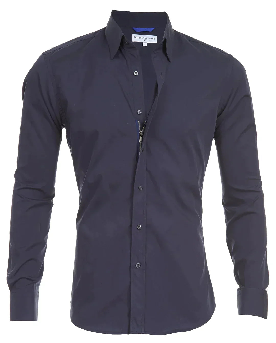 Max Elite Men's Zip Shirt | Premium Egyptian Cotton, Tailored Fit 11