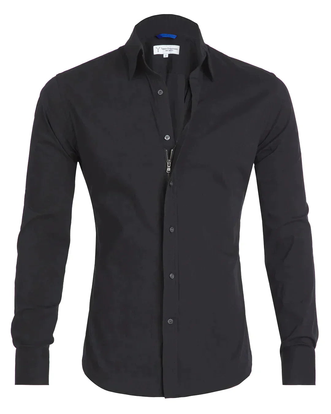 Max Elite Men's Zip Shirt | Premium Egyptian Cotton, Tailored Fit 7