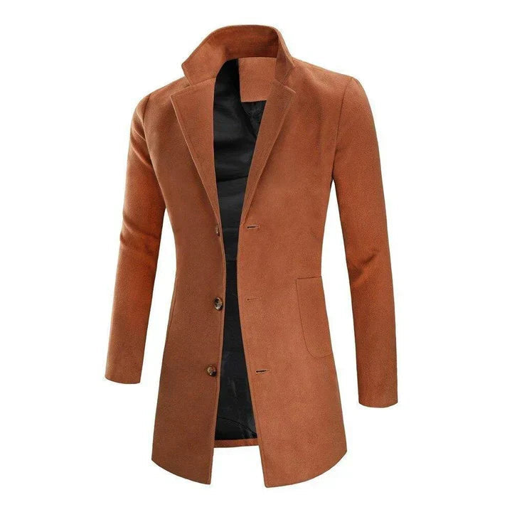 Meksi Men's Overcoat | Tailored Cut, Elegant Style 2
