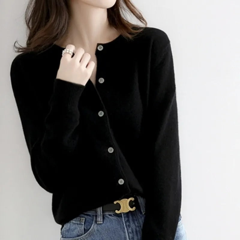Mélody Women's Knitted Sweater | Comfortable Polyester 0