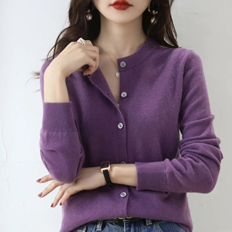 Mélody Women's Knitted Sweater | Comfortable Polyester 1