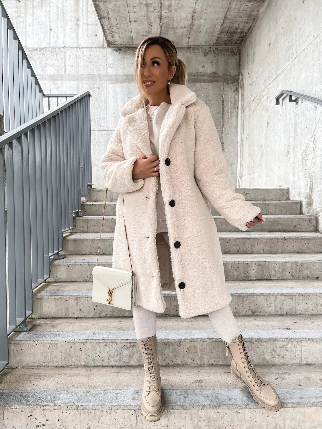 Mika Women's Winter Coat | Fine Wool, Elegant Design 0