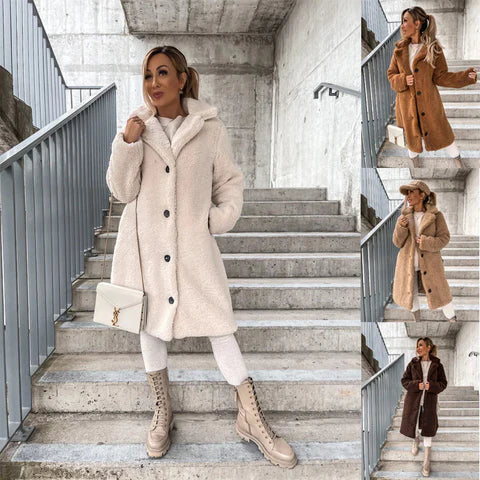 Mika Women's Winter Coat | Fine Wool, Elegant Design 1