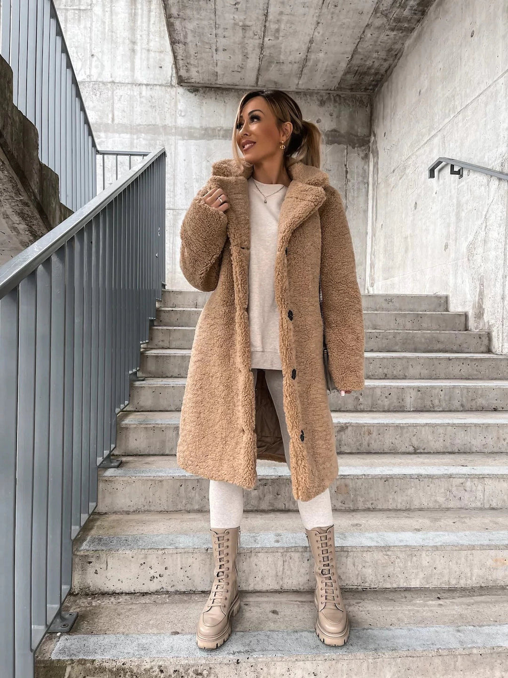 Mika Women's Winter Coat | Fine Wool, Elegant Design 4