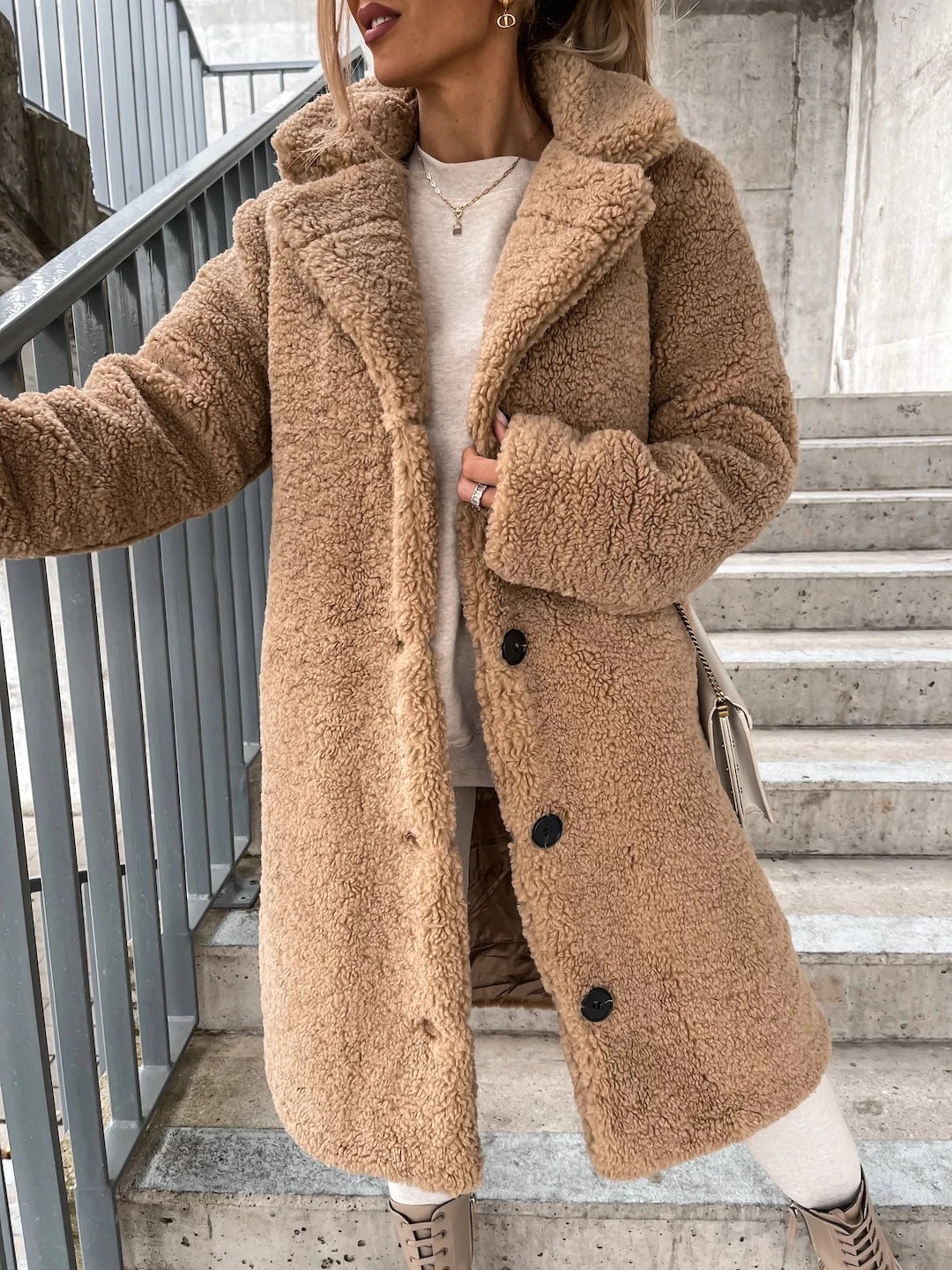 Mika Women's Winter Coat | Fine Wool, Elegant Design 5