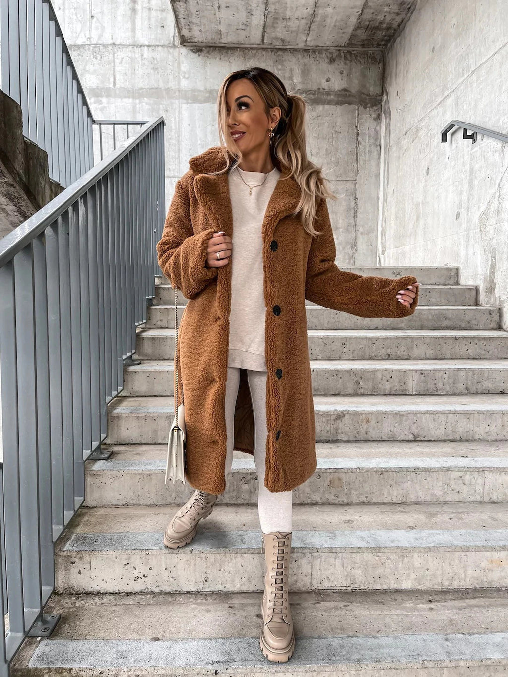Mika Women's Winter Coat | Fine Wool, Elegant Design 6