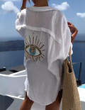 Mila Women's Shirt | Nazar Eye Print, Comfortable & Versatile 0