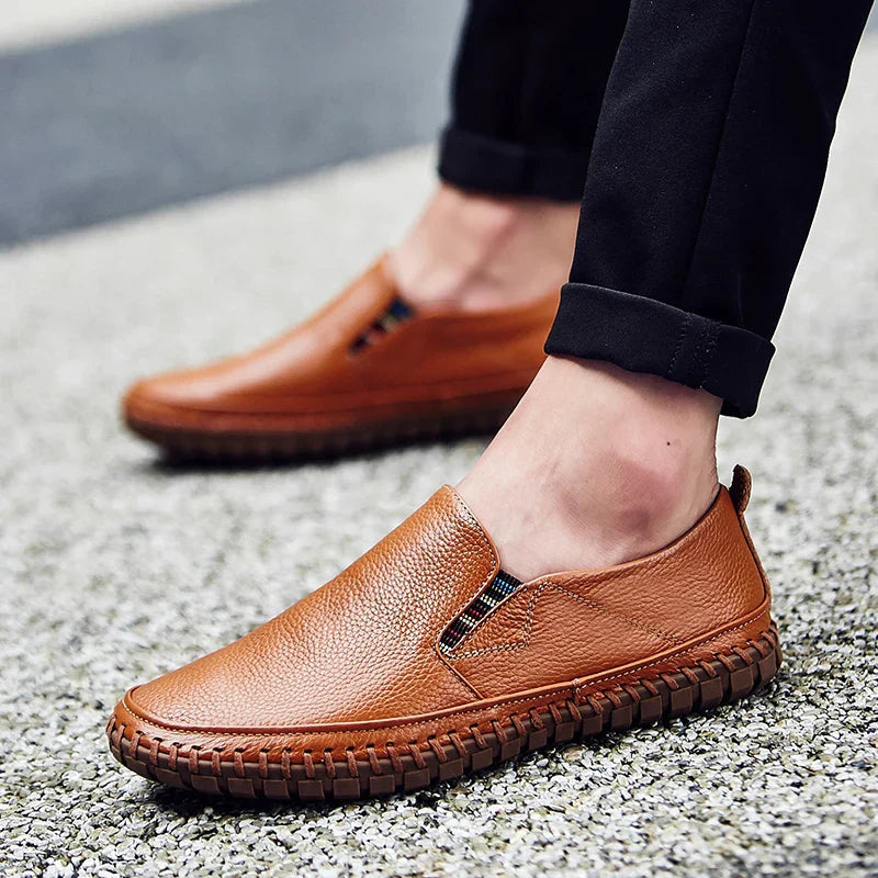 Milan Men's Loafers | Vegan PU Leather, Ergonomic Comfort 1