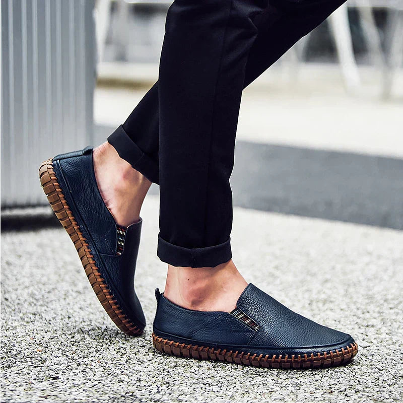 Milan Men's Loafers | Vegan PU Leather, Ergonomic Comfort 3