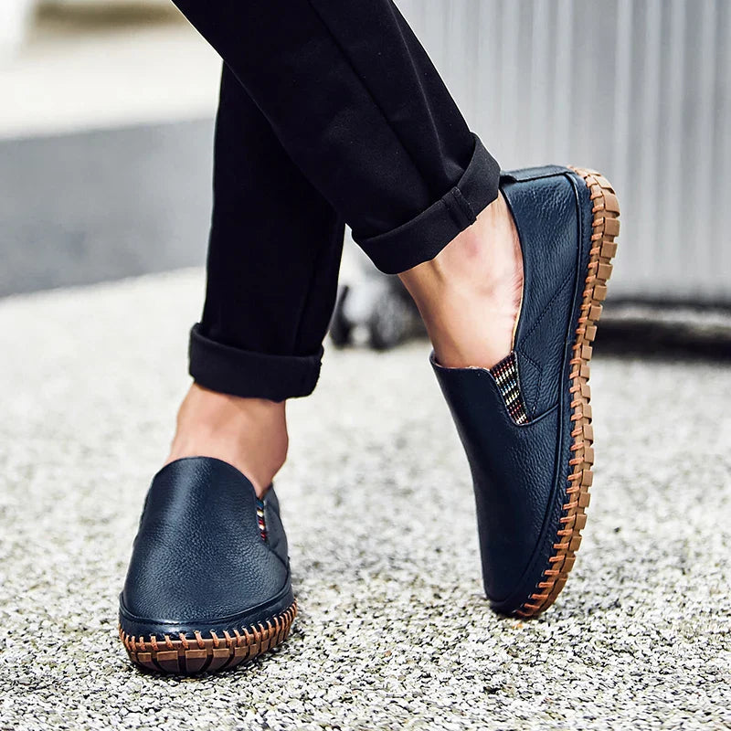Milan Men's Loafers | Vegan PU Leather, Ergonomic Comfort 4