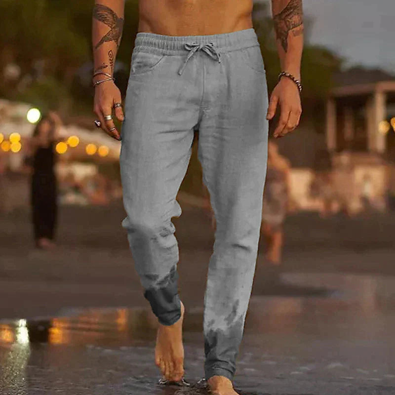 Milo Men's Linen Pants | Premium Breathable Comfort, Casual Style 1