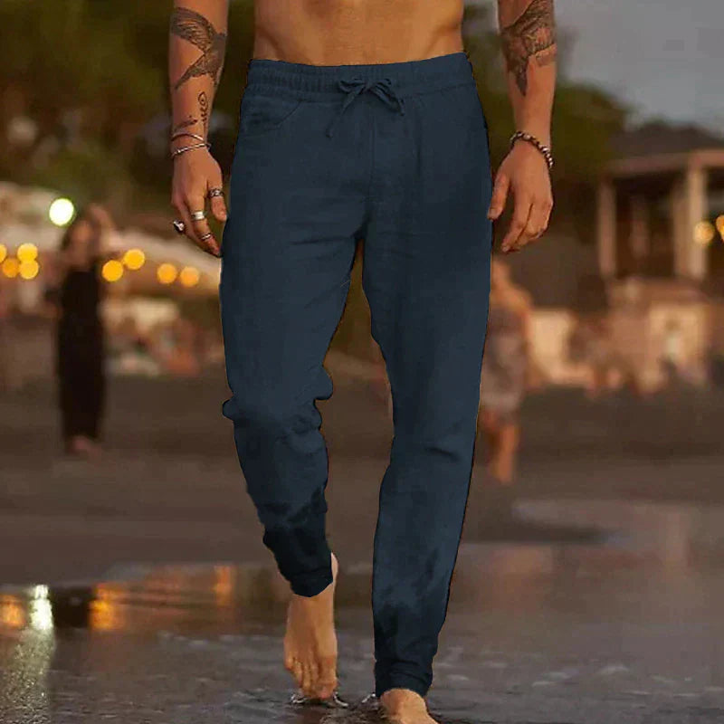 Milo Men's Linen Pants | Premium Breathable Comfort, Casual Style 5