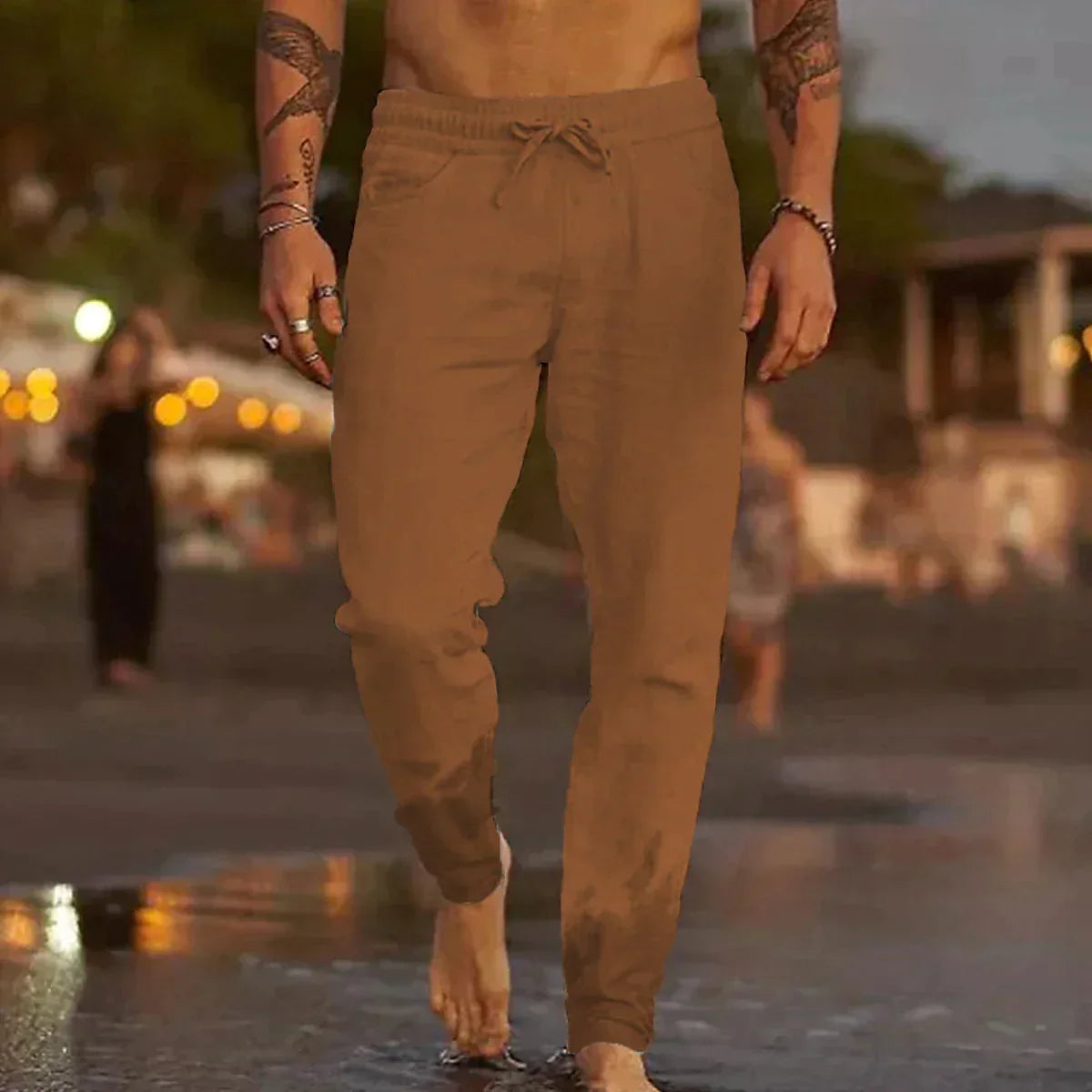 Milo Men's Linen Pants | Premium Breathable Comfort, Casual Style 6