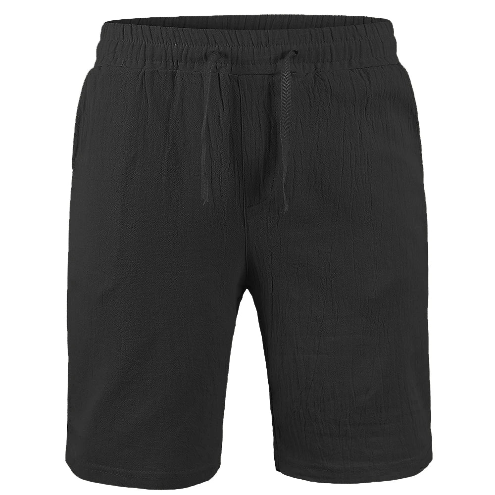 Milo Men's Linen Shorts | Lightweight Cotton Blend, Casual Fit 1