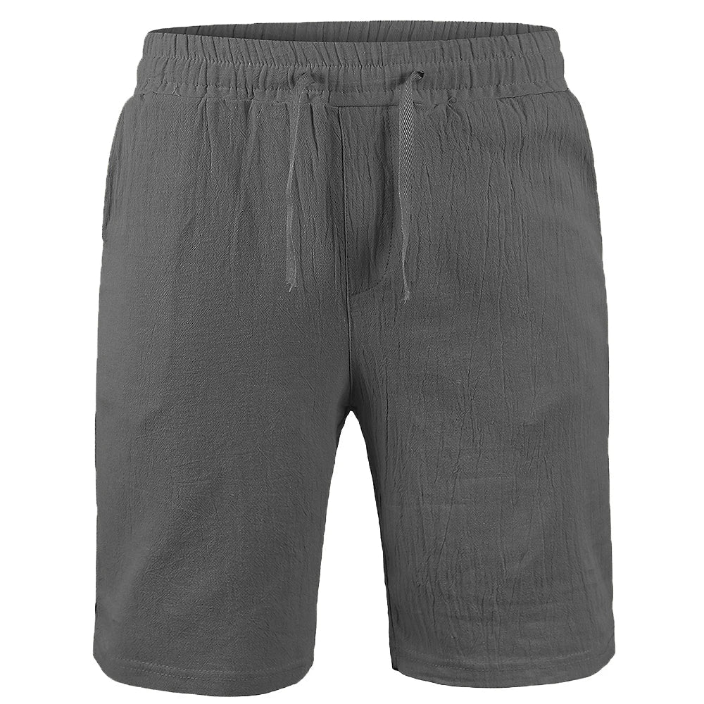Milo Men's Linen Shorts | Lightweight Cotton Blend, Casual Fit 3