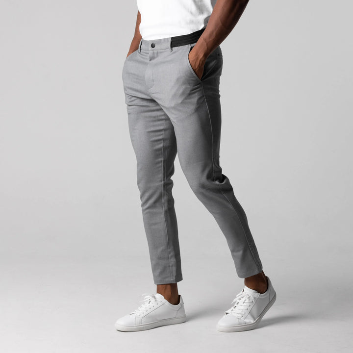 Milo Men's Slim Fit Chino Trousers | Stretch Fabric, Versatile Style 0