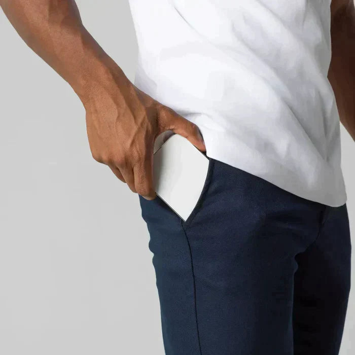 Milo Men's Slim Fit Chino Trousers | Stretch Fabric, Versatile Style 5