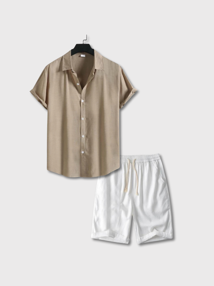 Oli Men's Summer Set | 55% Linen, Breathable Comfort 0