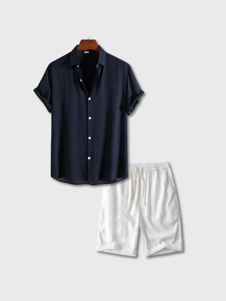 Oli Men's Summer Set | 55% Linen, Breathable Comfort 1