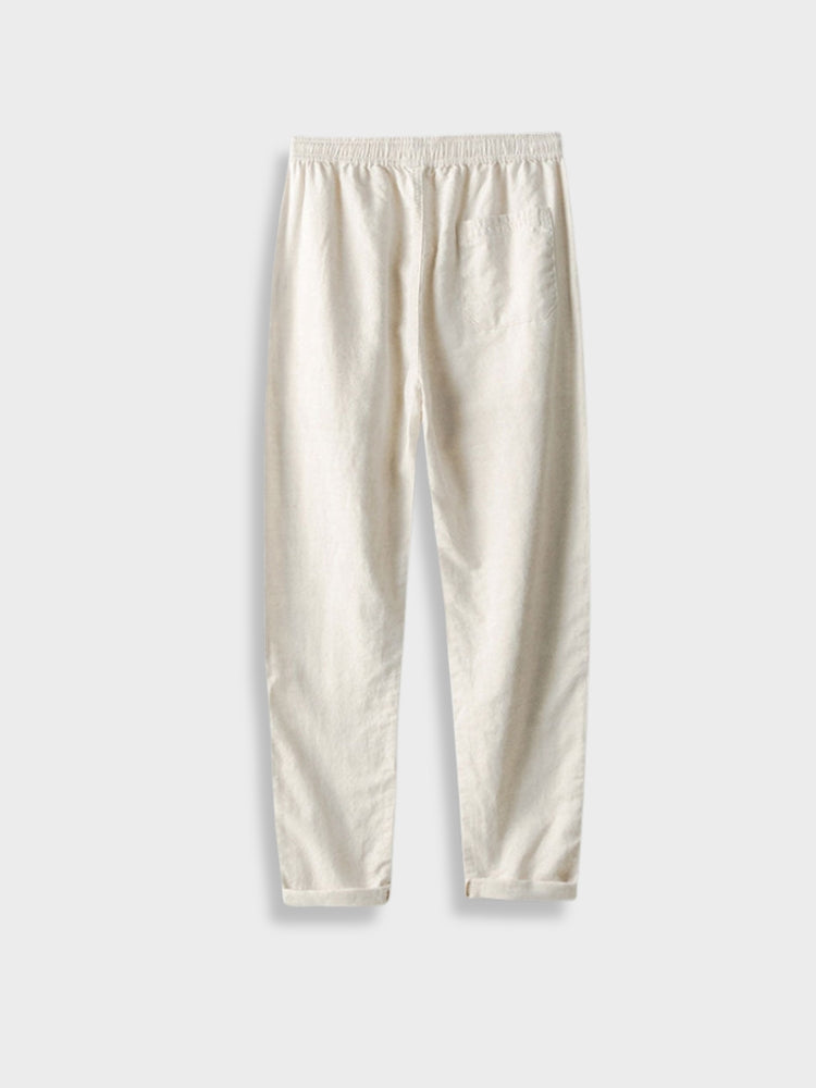 Oli Men's Summer Set | Premium Linen Blend, Relaxed Fit 8