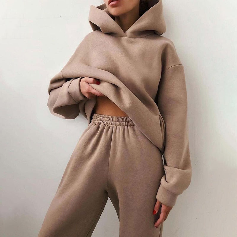 Oli Women's Jogging Set | Soft Cotton-Blend, Oversized Fit 0