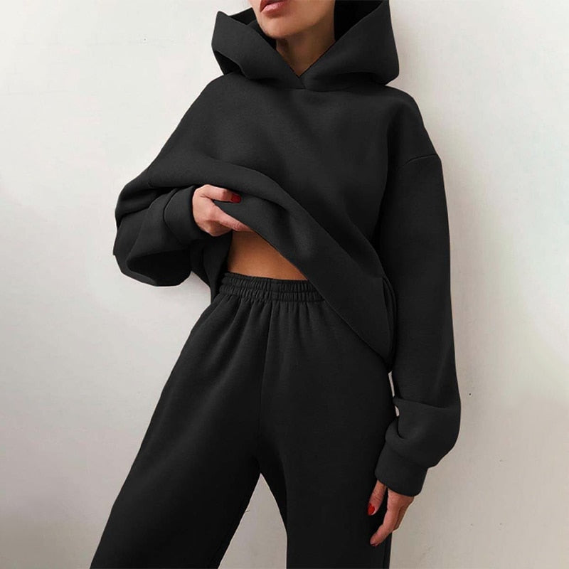Oli Women's Jogging Set | Soft Cotton-Blend, Oversized Fit 1