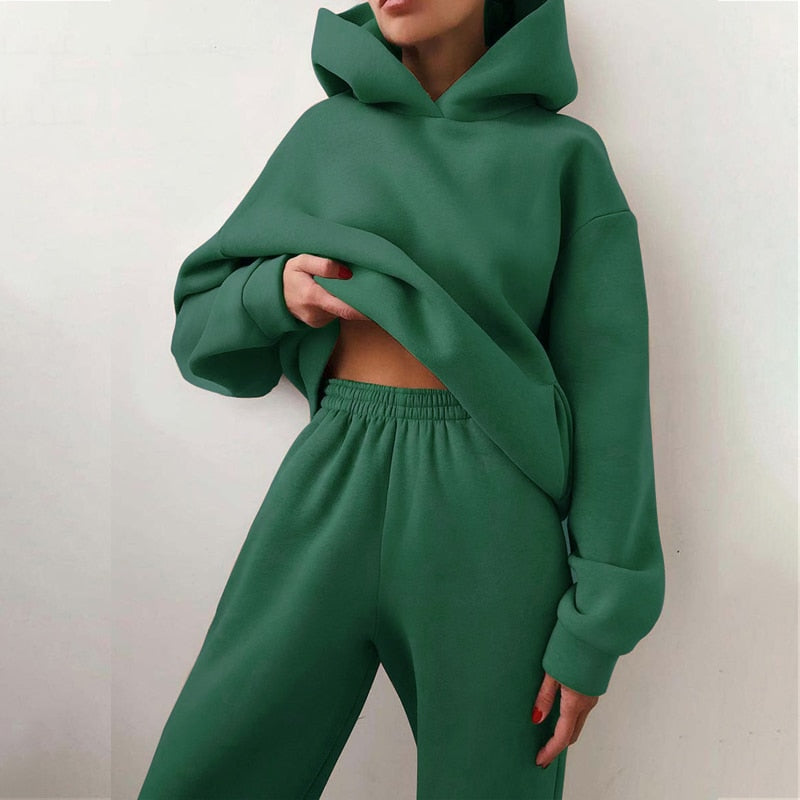 Oli Women's Jogging Set | Soft Cotton-Blend, Oversized Fit 8