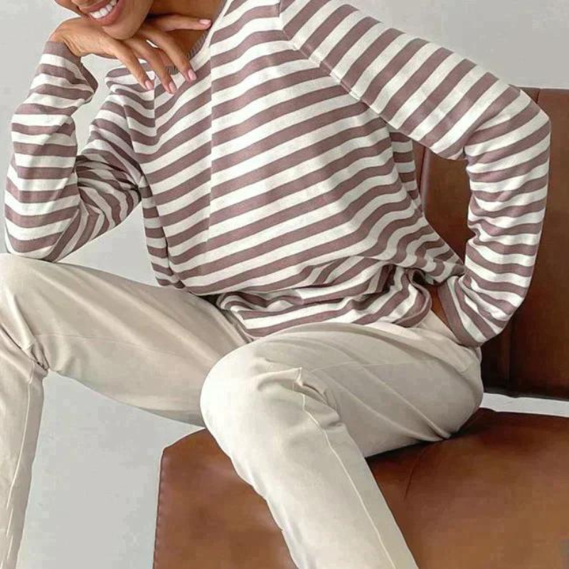 Oscar Men's Striped T-Shirt | 100% Cotton, Stylish Comfort 4