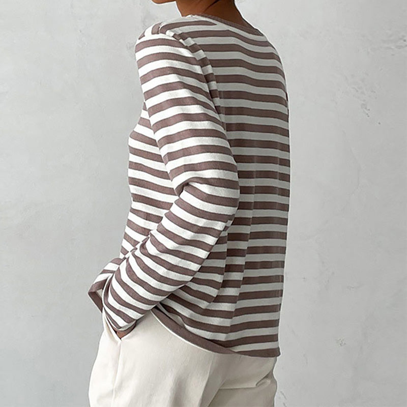 Oscar Men's Striped T-Shirt | 100% Cotton, Stylish Comfort 5