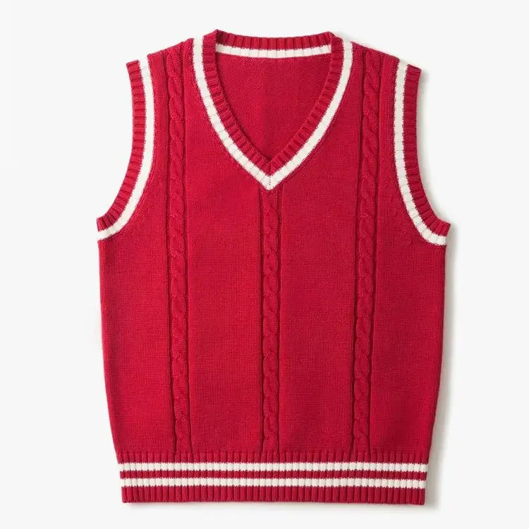 Owen Men's Sweater Vest | Retro V-Neck, Stylish Comfort 7