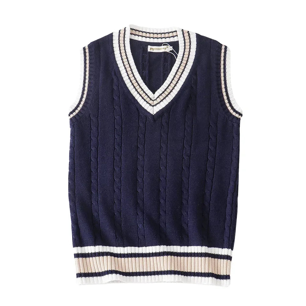Owen Men's Sweater Vest | Retro V-Neck, Stylish Comfort 9