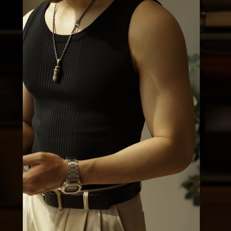 Owen Men's Tank Top | Premium Cotton, Classic Fit Gym Tank Tops Men 2