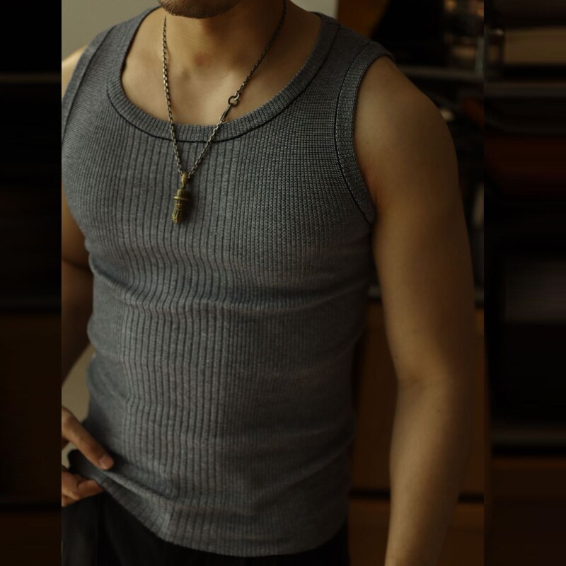 Owen Men's Tank Top | Premium Cotton, Classic Fit Gym Tank Tops Men 4
