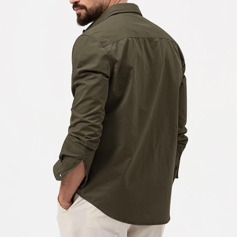 Parker Men's Cargo Shirt | High-Quality Polyester, Versatile Style 6