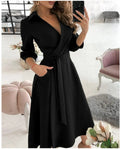Pia Women's Wrap Dress | Elegant Versatility for Everyday Wear 0