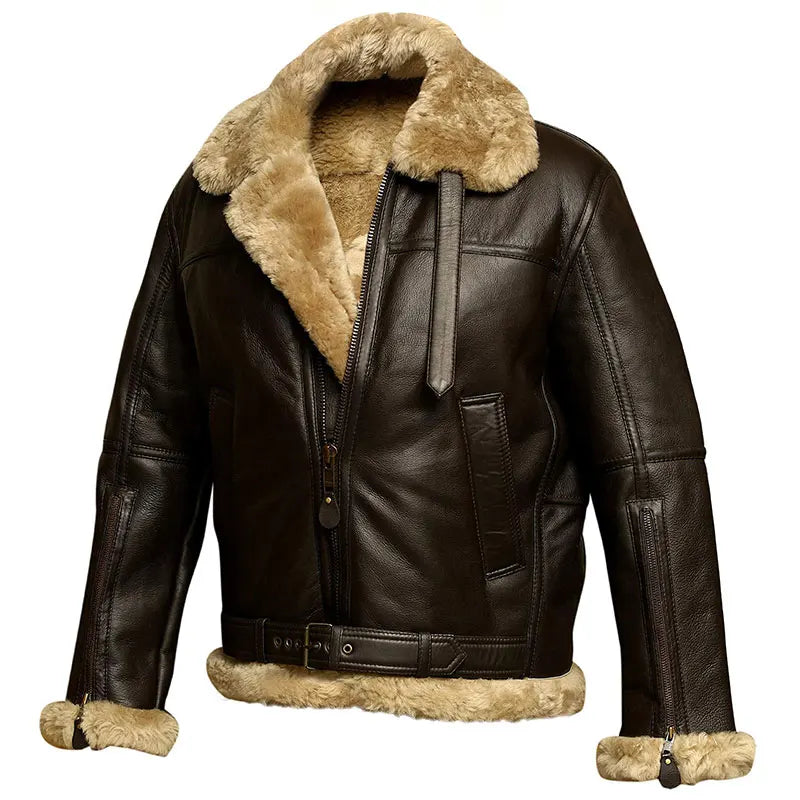 Pinnacle Men's Leather Jacket | Soft Bomber Design, Stylish & Versatile 1