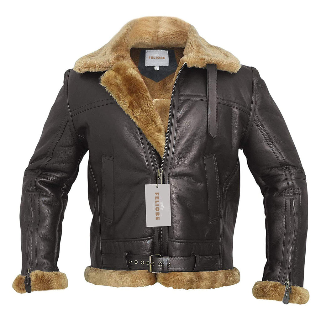 Pinnacle Men's Leather Jacket | Soft Bomber Design, Stylish & Versatile 2