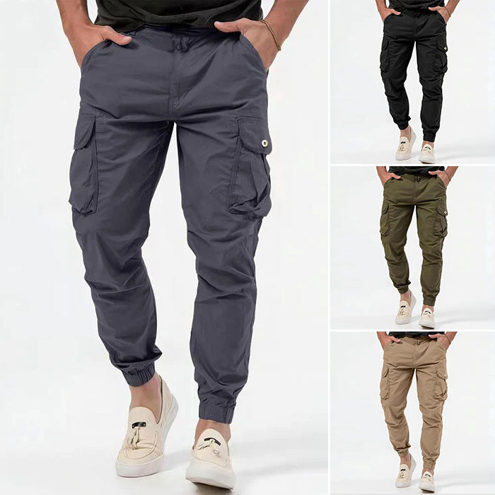 Raf Men's Cargo Pants | Cotton-Stretch Blend, Casual Style 5
